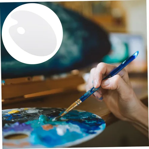 Miniatura 9 de Bandeja de mezcla de colores de pintura acrílica, bandeja de paleta de acuarela para mezcla de pigmentos para pinturas acrílicas y acuarelas