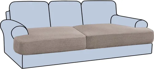 Miniatura 43 de H.VERSAILTEX Funda Elástica para Sillón Sofá con Cojín en Forma de T, Fundas de Cojín en T para Sala de Estar, Funda para Sillón Sofá, Funda