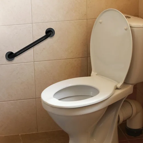 Miniatura 5 de Tatuo Paquete de 4 barras de agarre para bañeras, pasamanos de seguridad de baño de acero inoxidable 304, asas antideslizantes, barras de agarre