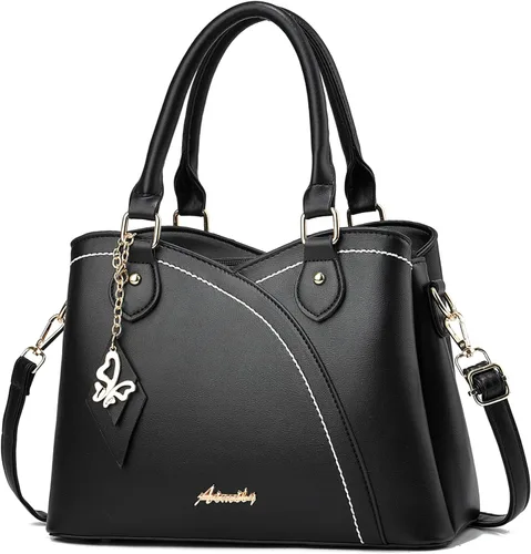 Miniatura 17 de Bolsos y carteras para mujer de DAINAOTM, bolsos estilo tote de cuero PU, cartera de señora con asa superior, bolso cruzado, bolso de hombro PU