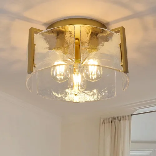 Miniatura 17 de Lámpara de techo negra de montaje empotrado, lámpara de entrada moderna de 3 luces, montaje de techo, accesorios de iluminación de cocina, lámparas