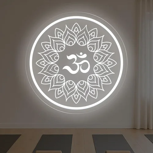 Miniatura 13 de Letrero de neón personalizado con texto en inglés «Feliz Cumpleaños», luz LED de pared para cumpleaños, decoración de fiestas, patio trasero