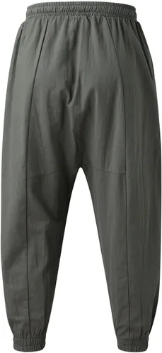 Miniatura 19 de Pantalones deportivos para hombre, pantalones de otoño e invierno y sólidos para hombres y hombres, cómodos con múltiples bolsillos