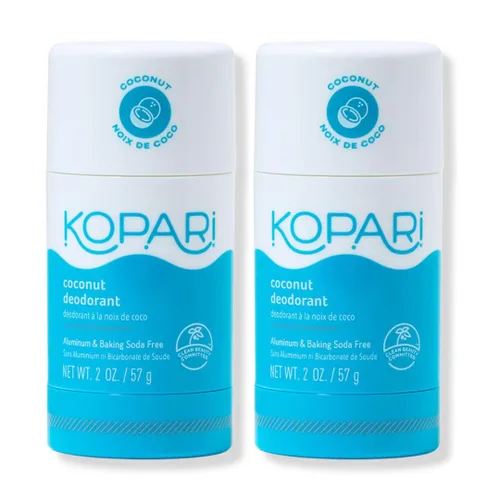 Kopari - Desodorante de coco sin aluminio, no tóxico y de base vegetal, sin aluminio, parabenos ni bicarbonato de sodio, protección duradera,