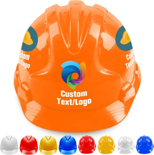 Miniatura 16 de Cascos de seguridad personalizados para hombres, casco de construcción de logotipo personalizado Azul