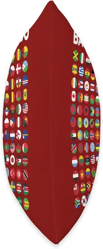 Miniatura 2 de Ideas de bandera mundial para niños y almohada de geografía Banderas Del Mundo