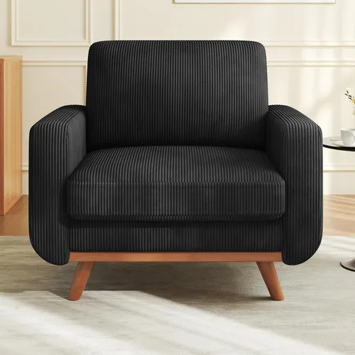 Miniatura 64 de Vesgantti Sofá modular en forma de U de 119 pulgadas, sofá modular de pana con asiento profundo y soporte de resortes, sofá convertible con 2 Beige