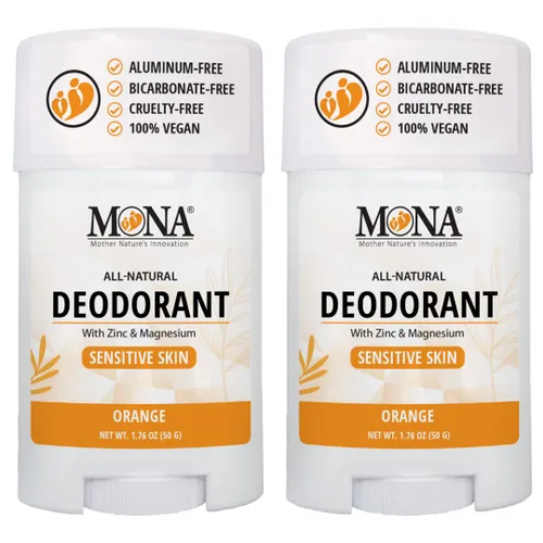 Miniatura 17 de MONA BRANDS - Desodorante natural para mujeres y hombres Para pieles sensibles Sin aluminio ni bicarbonato de sodio (BERGAMOT LIMON 1.76 Oz)
