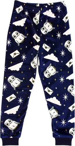 Miniatura 6 de Harry Potter Conjunto de pijama para niñas Hedwig de manga larga y pantalones de forro polar
