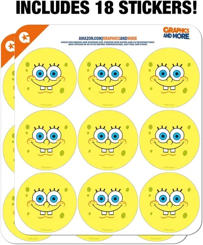 Miniatura 3 de Bob Esponja Cara Sonriente Planificador Calendario Scrapbooking Artesanía Pegatinas