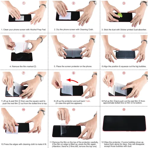 Miniatura 8 de Paquete de 3 protectores de pantalla de TPU Orzero compatible con Motorola Razr 2026/Razr+ Plus 2026/Razr Ultra 2026/Motorola Razr 2025/Razr+ Plus
