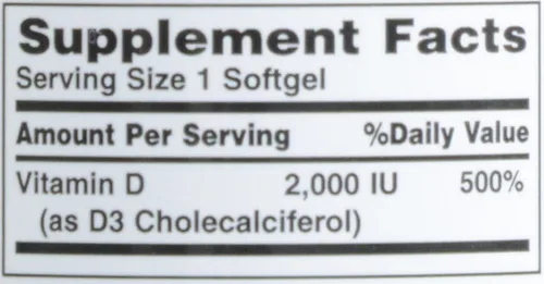 Miniatura 5 de Nature's Bounty, D 2000 Iu Softgels, 150