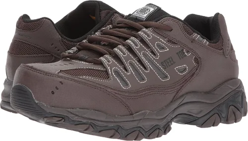Miniatura 29 de Skechers Zapatos de construcción Cankton con punta de acero para hombre, clasificación de peligro eléctrico, espuma viscoelástica