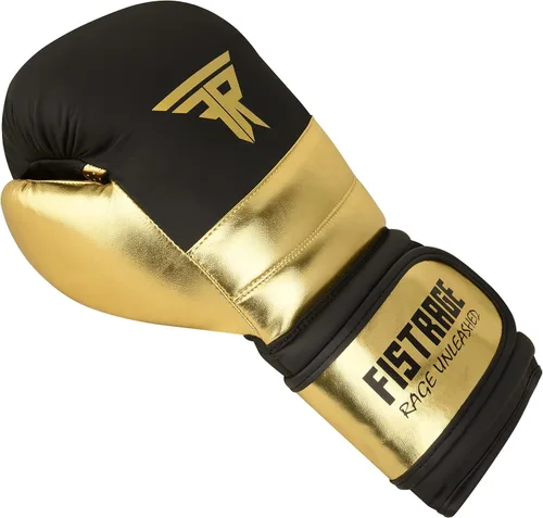 Miniatura 2 de FISTRAGE - Guantes de boxeo de cuero metálico para entrenamiento de artes marciales mixtas, Muay Thai, Kick Boxing, Sparring, bolsa pesada, guantes