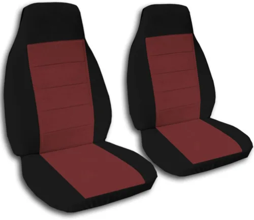 Miniatura 19 de TOTALLY COVERS Compatible con Ford F-150 F-250 F-350 de 1992-1998 con dos tonos para asiento de camión (sillas capitanes/cubos) con reposabrazos