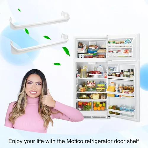 Miniatura 7 de 240534701 y 240534901 x 2 estantes de repuesto para puerta de refrigerador, compatible con frigidaire kenmore estante de puerta, estante de barra