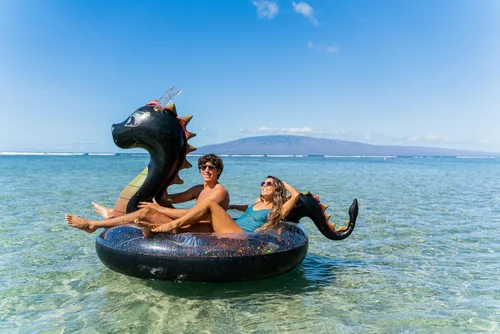 Miniatura 4 de Poolcandy Gigantic Inflatable 2 to 3 Person Pool, Beach, and Lake Swim rafts