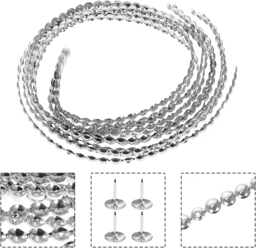 Miniatura 4 de SOLUSTRE Tachuelas de tapicería 6 piezas decorativas para muebles, tachuelas para pulgar, silla, clavo para muebles, sofá, silla y cama