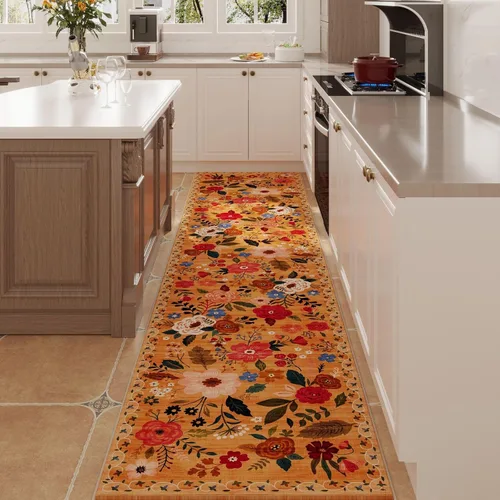 Miniatura 43 de Rugcomf Alfombra Pasillera para Pasillos Alfombra de Cocina Antideslizante 2'6'' x 8' Alfombras Pasilleras Lavables con Respaldo de Goma Alfombra