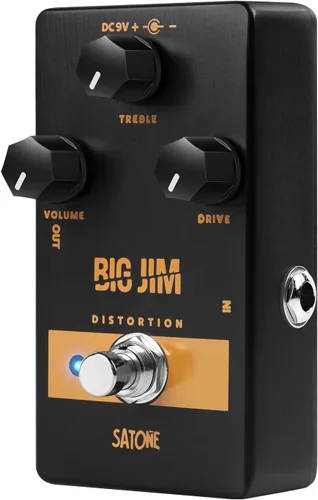Miniatura 9 de Satone Pedal de guitarra retardada, Spritwalker Pedal de efecto de guitarra eléctrica Delay DC 9V Mini Pedal de retardo analógico True Bypass