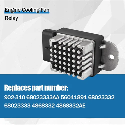 Miniatura 3 de Kit de Relé para Ventilador de Enfriamiento del Motor 902-310 68023333AA 56041891 Compatible con 2005-2006 Wrangler TJ 2005-2008 Chrysler Town &