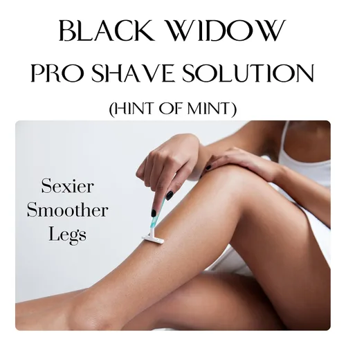 Miniatura 9 de Black Widow Pro Shave Solution – Loción en aerosol para afeitar sin desorden con un toque de menta, loción de afeitar hidratante para hombres