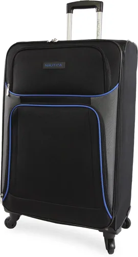 Miniatura 2 de Nautica Seascape Collection 4pc Softside Luggage Set BlackBlue