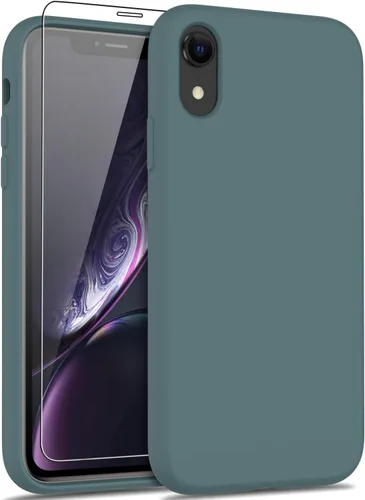 Miniatura 73 de bemal Funda para iPhone 14 Pro con protector de pantalla, silicona líquida de ajuste delgado, forro de microfibra suave, diseñada para mujeres