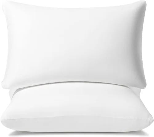 Miniatura 10 de AM AEROMAX Almohada de espuma viscoelástica de 12 × 20 pulgadas (paquete de 4) – Cojín rectangular para cojín decorativo, cama, sofá, no se deforma