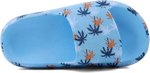 Miniatura 2 de FJPTREN Zapatos de nube para niños y niñas, sandalias acolchadas antideslizantes, zapatos de ducha ligeros, plataforma para niños, suela gruesa