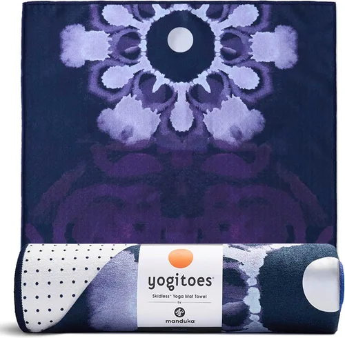Miniatura 12 de Manduka Yogitoes Toalla para Esterilla de Yoga Caliente - 71" Agarre Activado por Humedad Protuberancias de Silicona Patentadas Altamente
