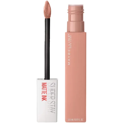 Miniatura 60 de Maybelline Super Stay Matte Ink Barra de Labios Líquida Maquillaje, Color de Alto Impacto de Larga Duración, Hasta 16H de Uso, Amazonian, Marrón 70