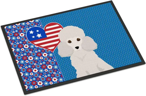 Miniatura 121 de Caroline's Treasures WDK5119JMAT Airedale Terrier USA - Tapete para interiores o exteriores, 24 x 36 pulgadas, tapete para puerta delantera