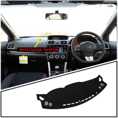 Miniatura 8 de CHEAYAR Cubierta protectora para tablero de salpicadero, cubierta solar compatible con Subaru BRZ 2013-2020, tapete interior para tablero