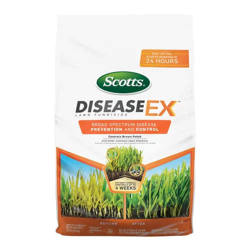Scotts - Fungicida para césped DiseaseEx, Controla y previene enfermedades hasta por 4 semanas, trata hasta 5.000 pies cuadrados, 10 libras. |