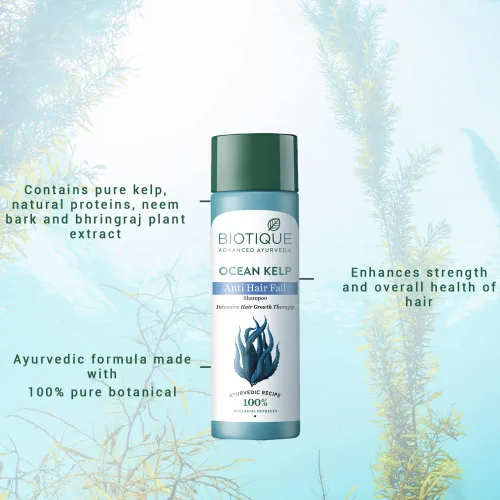 Miniatura 4 de Biotique Bio Kelp Protein Champú Para Cabello Caído, 6.4 fl oz