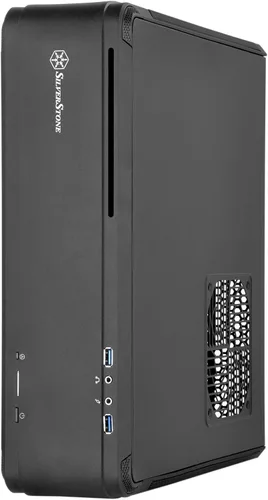 Miniatura 3 de SilverStone Technology Fortress Z Aluminio Unibody Mini-ITX/DTX - Carcasa para computadora SFX con elevador PCI-E y ventiladores personalizados