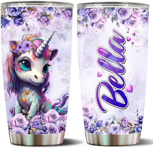 Miniatura 20 de Vaso de abeja personalizado con nombre personalizado de abejas reinas, regalos para mujeres, tazas de agua, botella de agua de 20 onzas, regalo