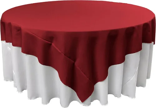 Miniatura 25 de LA Linen. Mantel cuadrado de popelina de poliéster