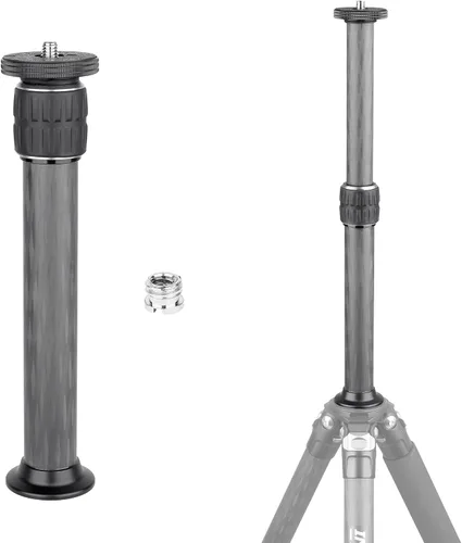 Miniatura 9 de INNOREL ER252C Universal 10 capas de fibra de carbono trípode centro columna extensión trípode dos secciones media columna poste para trípode