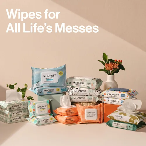 Miniatura 9 de The Honest Company - Toallitas limpiadoras para bebé con 99% de agua, respetuosas con el medioambiente, a base de plantas, hipoalergénicas