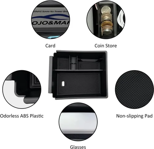 Miniatura 6 de Compatible con Hyundai Tucson Limited e Híbrido 2022 2023 2024 Accesorios Organizador de Bandeja de Consola Central se ajusta para 2022 2023 2024