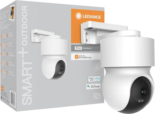 Miniatura 9 de LEDVANCE Cámara inteligente WiFi para exteriores con batería, audio bidireccional, video HD y sensor, compatible con Alexa y Google, resistente a