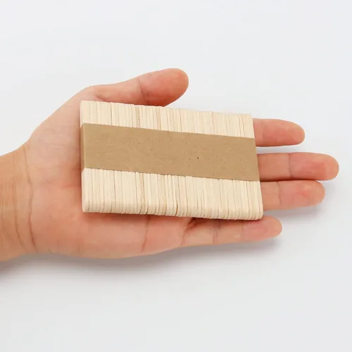 Miniatura 3 de WISYOK 450 palitos de manualidades de 2.5 pulgadas, palitos de madera para manualidades en el hogar y la escuela, ideales para artes y trabajos