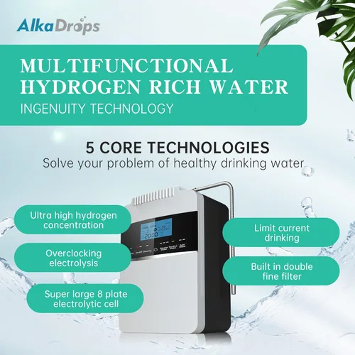 Miniatura 9 de Máquina purificadora de agua ionizador de agua ORP+500 a -800 PH 2.5-11.2 Ácido alcalino Agua El mejor sistema de filtración de agua alcalina