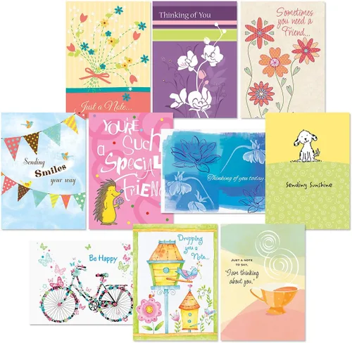 Miniatura 10 de Current Nature's Serenade Religious Thinking of You - Juego de tarjetas de felicitación de amistad, paquete económico de 20 tarjetas con sobres