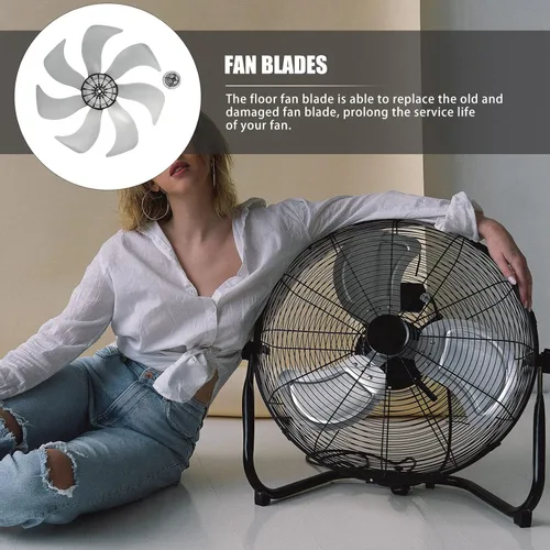 Miniatura 4 de LIFKOME Cuchilla de ventilador de 14 pulgadas, repuesto de aspas de ventilador eléctrico, parte de ventiladores de metal, accesorios para ventilador