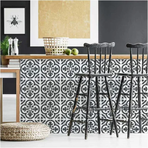 Felicity - Plantilla de azulejos para pintar pisos de azulejos, plantillas de azulejos reutilizables para pisos de linóleo y cemento, pinta tu viejo