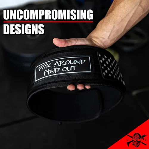 Miniatura 8 de Iron Infidel Cinturón de Levantamiento de Pesas Recon - Cinturón de Gimnasio de 4" de Ancho con Bloqueo Automático para Hombres y Mujeres, Cinturón