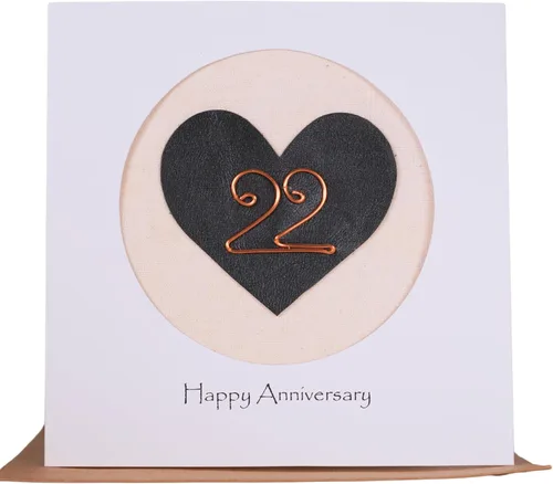 Miniatura 7 de Camellia Bees Tarjeta de aniversario de boda del primer año para ella él, tarjeta de aniversario hecha a mano para esposa, marido, pareja (1st)